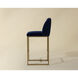 Nevin 38 inch Sapphire Blue Counter Stool
